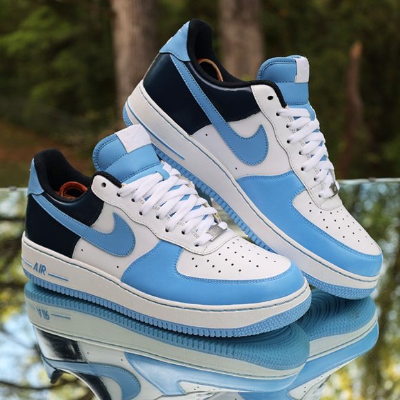 Nike Air Force 1 Low University Blue Custom - Picture 3 of 16